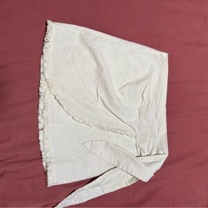 Lulu's Elegant Cream Skirt